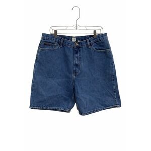 Vintage Calvin Klein Shorts Mens 38 Blue Denim Jean Jorts Double Stone Y2K